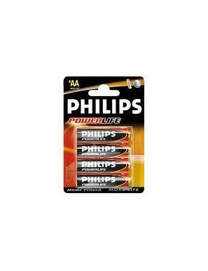 PILAS PHILIPS ALK. POWER LIFE LR6 1.5V B/4 UD