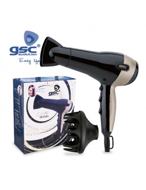 SECADOR PELO PROFESIONAL 2200W "GSC" TOURMALINE