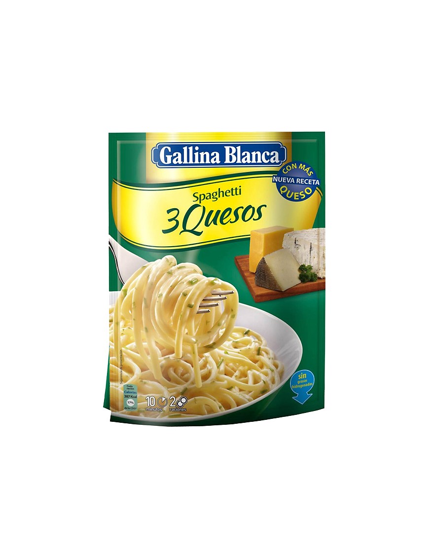 SPAGHETTI A/TRES QUESOS G/B S/174 GR