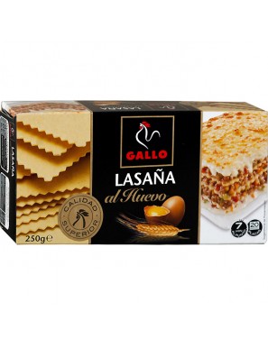 LASAÑA A/HUEVO GALLO 20 PLACAS E/290 GR