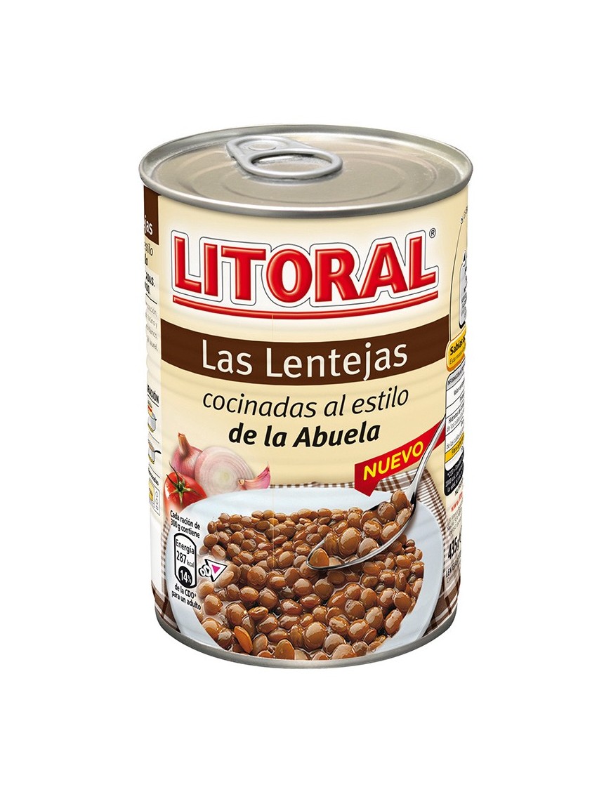 LENTEJA  LITORAL DE LA ABUELA 435 GR