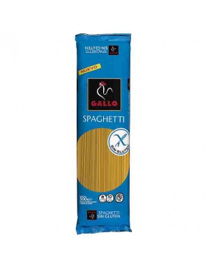 SPAGHETTI GALLO S/GLUTEN MAIZ B/450 GR