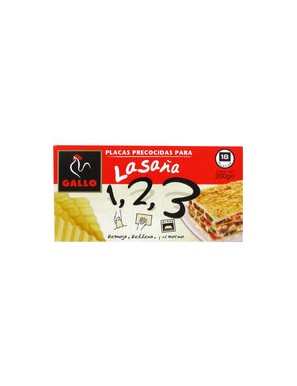 LASAÑA GALLO PLACAS PRECO. PAQ/224 GR