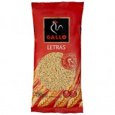 LETRAS PASTAS GALLO B/ 250 GR