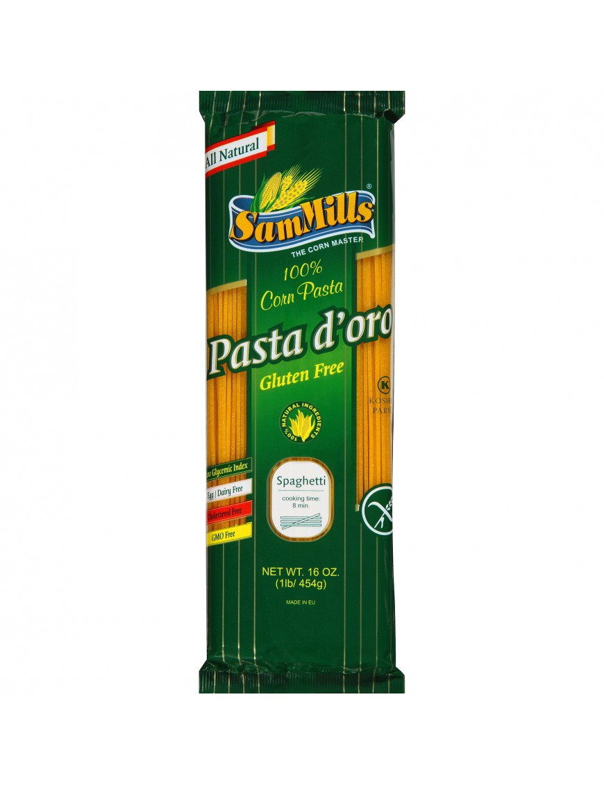 PASTA SPAGUETTI SAMMILLS S/GLUTEN P/500 GR