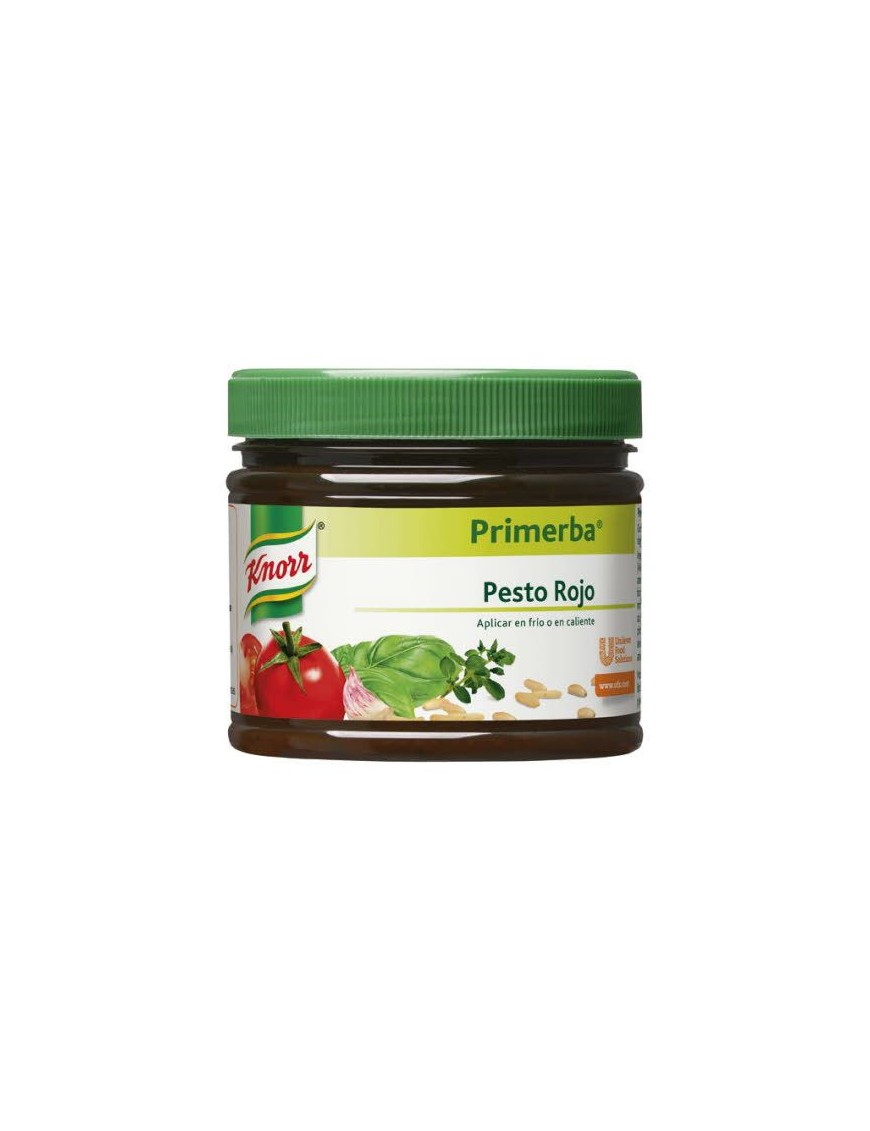 SALSA PESTO ROJO KNORR TARRO 340 GR.