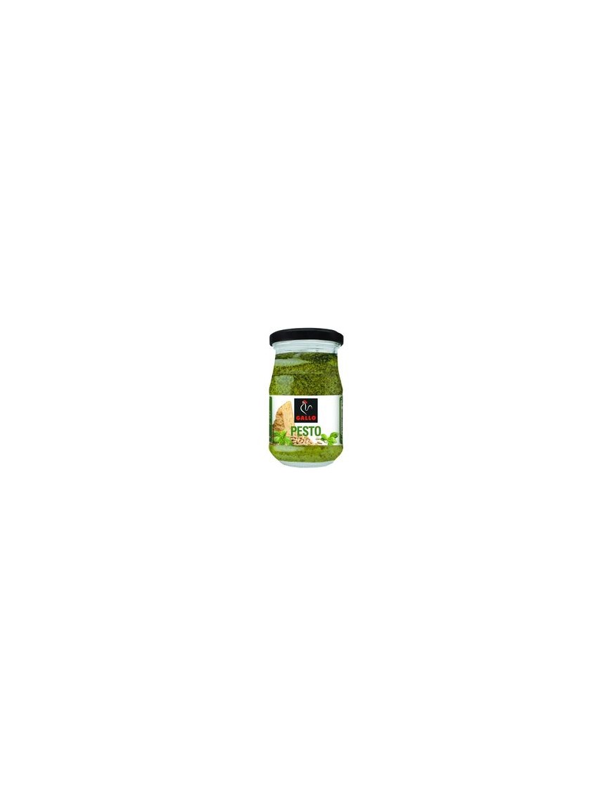 SALSA PESTO VERDE GALLO T/CRISTAL 190GR