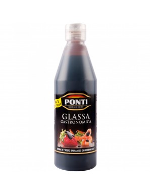 VINAGRE CREMA  BALSAMICO GLASSA PONTI B/500 ML