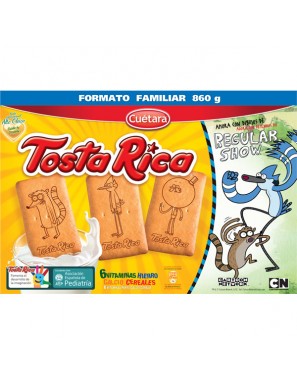 GALLETA CUETARA TOSTARICA CAJA 760 GR