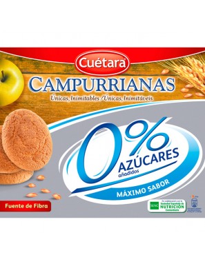 GALLETA CUETARA CAMPURRIANA 0.0%AZUCAR/400.GR.