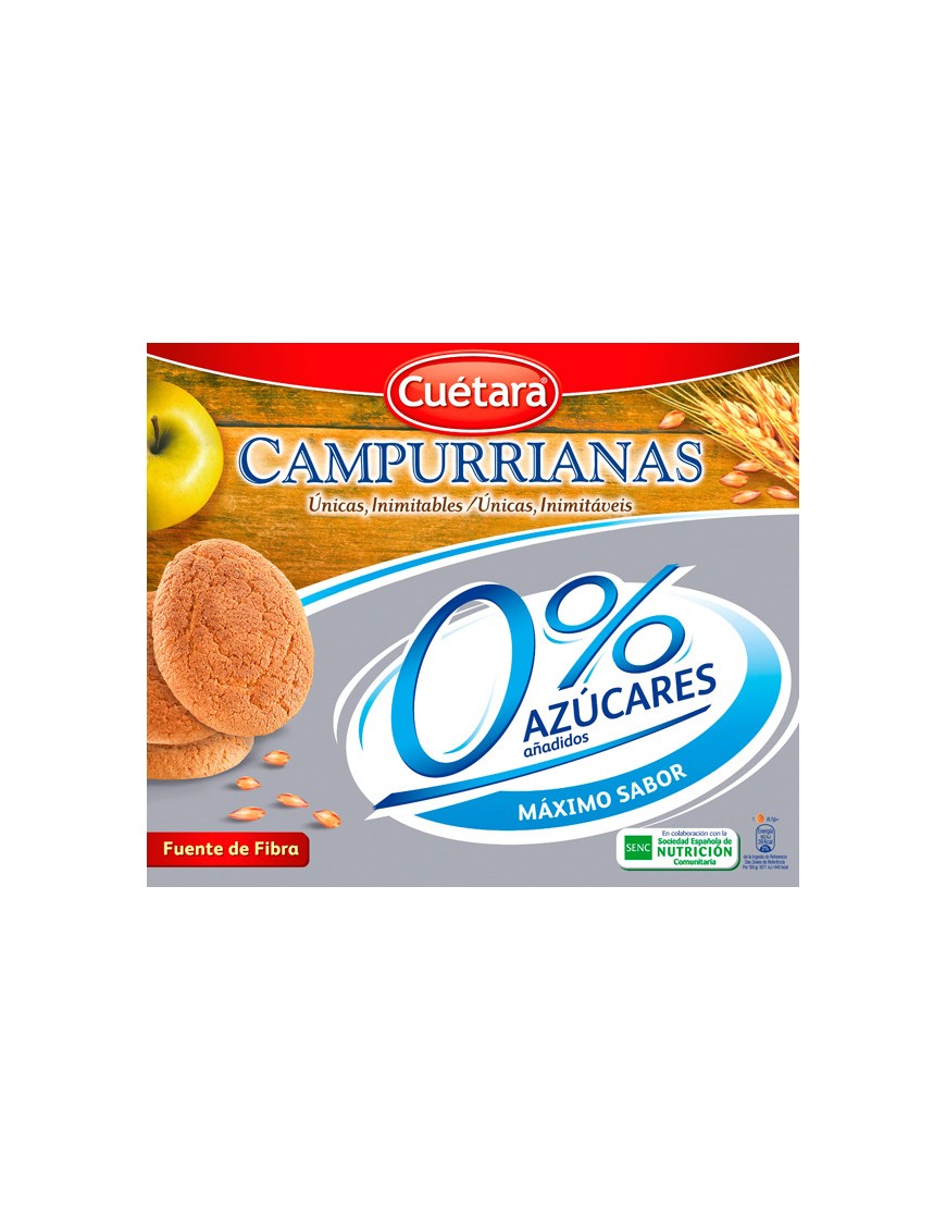 GALLETA CUETARA CAMPURRIANA 0.0%AZUCAR/400.GR.