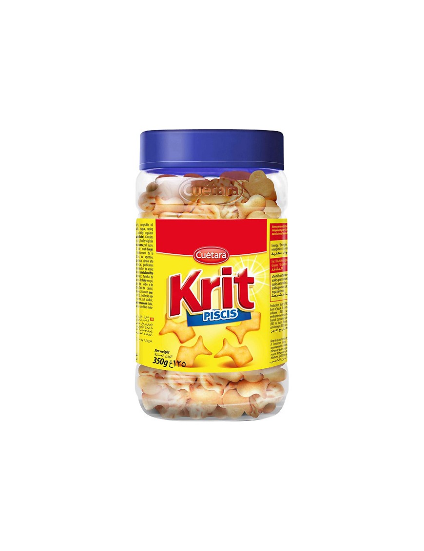 GALLETA CUETARA SALADAS KRIT PISCIS B/350 GR