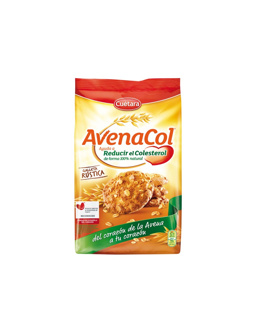 GALLETA CUETARA AVENACOL RUSTICA 0% AZUCAR B/250GR