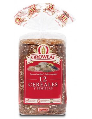 PAN BIMBO OROWEAT 12 CEREALES 550 GR