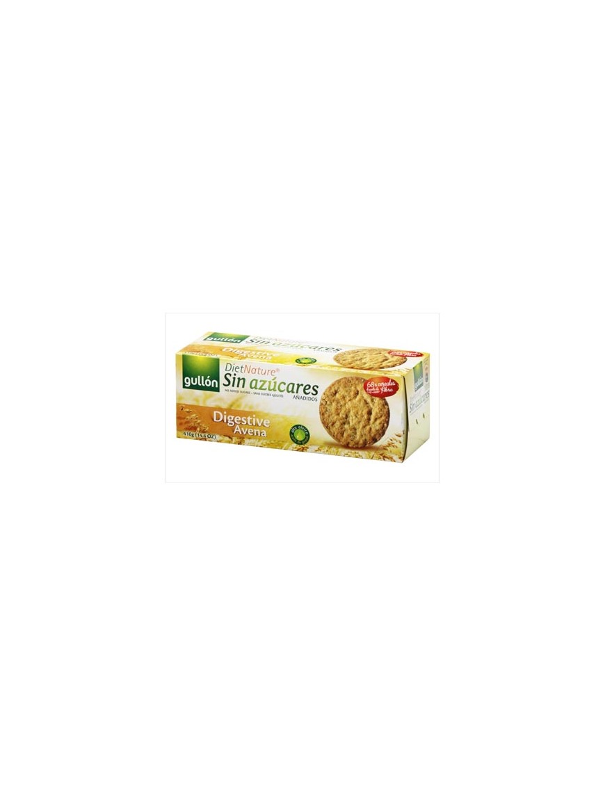 GALLETAS GULLON DIGESTIVE AVENA S/AZUCARES 410GR