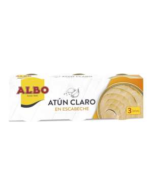 ATUN ALBO CLARO ESCABECHE 92 GR PACK-3 UD