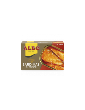 SARDINAS ALBO TOMATE  L/120 GR