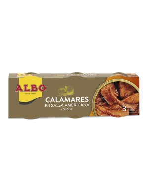 CALAMAR ALBO S/AMERICANA PACK-3 UD