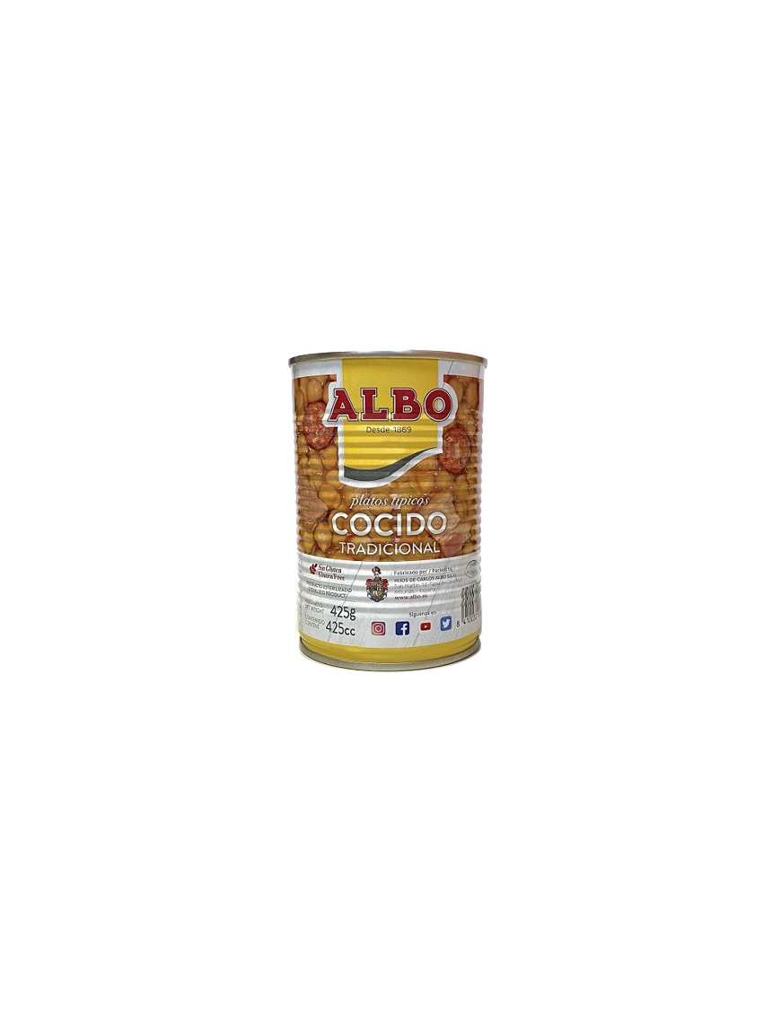 COCIDO DE GARBANZOS ALBO L/425 GR