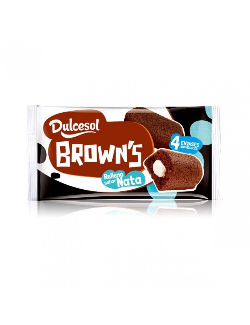 DULCESOL BROWNIE CHOCO B/125.GR 1€