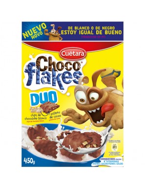 CEREALES CUETARA CHOCO-FLAKES DUO CAJA 420GR