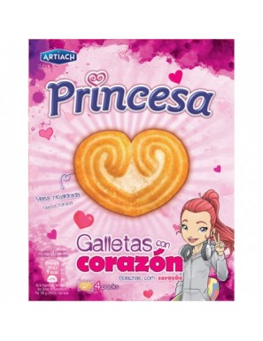 GALLETAS ART/PRINCESA CON CORAZON  C/120.GR.