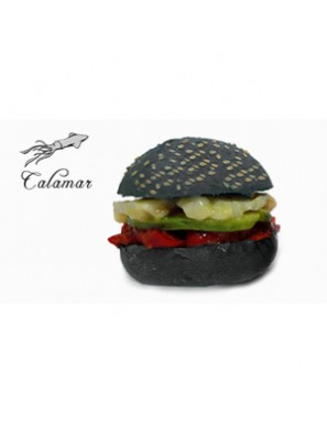 PAN HAMBURGUESA MINI HAPPY BUNS CALAMAR CONG.C/50U