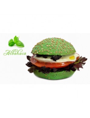 PAN HAMBURGUESA MINI HAPPY BUNS ALBAHACA CNG.C/50U