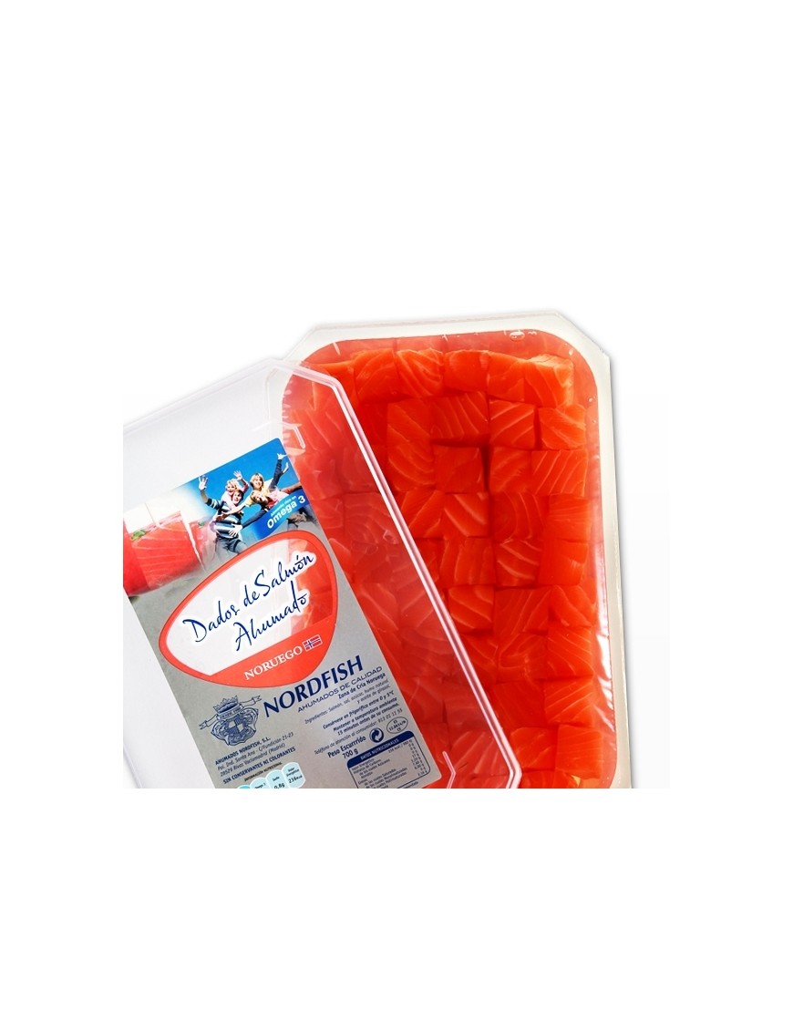 SALMON AHUM.DADOS NORDFISH T/700 GR