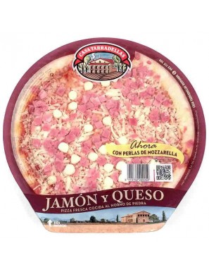 PIZZA CASATARRD/425.GR.JAMON/QUESO UD