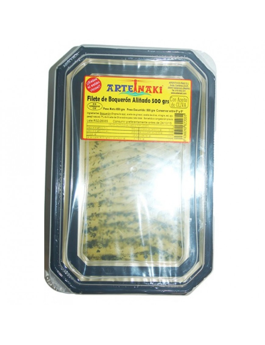 BOQUERONES ALIÑ. AC/OLI.ARTEIÑAKI PESO ESC. 700GR