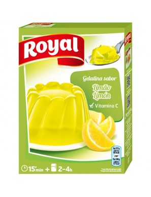 GELATINA LIMON ROYAL ESTUCHE 8 RACION 114 GR