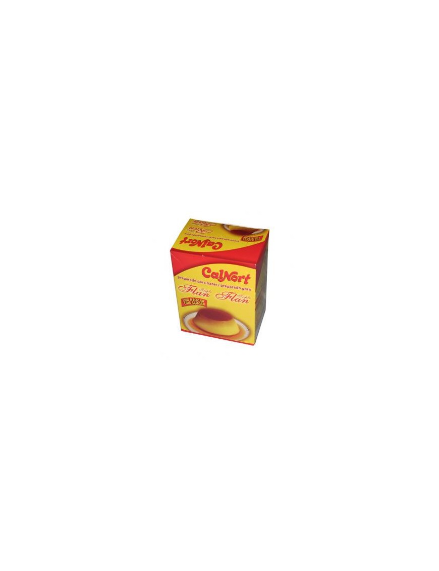 FLAN SABOR VAINILLA CALNORT 8 RACIONES 2X65GR