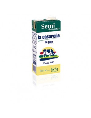 LECHE LA CASAREÑA SEMI-DESNT.UHT BRICK-1 L