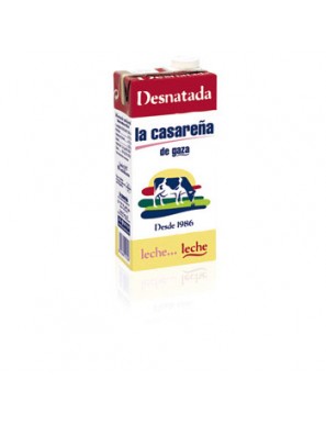 LECHE LA CASAREÑA DESNATADA UHT BRICK-1 L