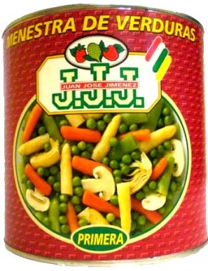 MENESTRA VERDURAS J.J.J.  LATA 3 KG