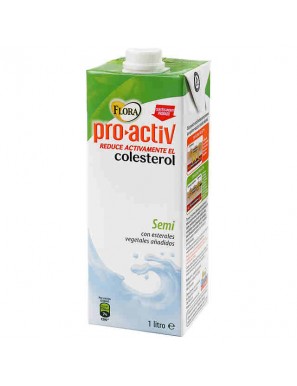 LECHE FLORA PRO-ACTIV.RED/COLESTEROL BRICK 1 L