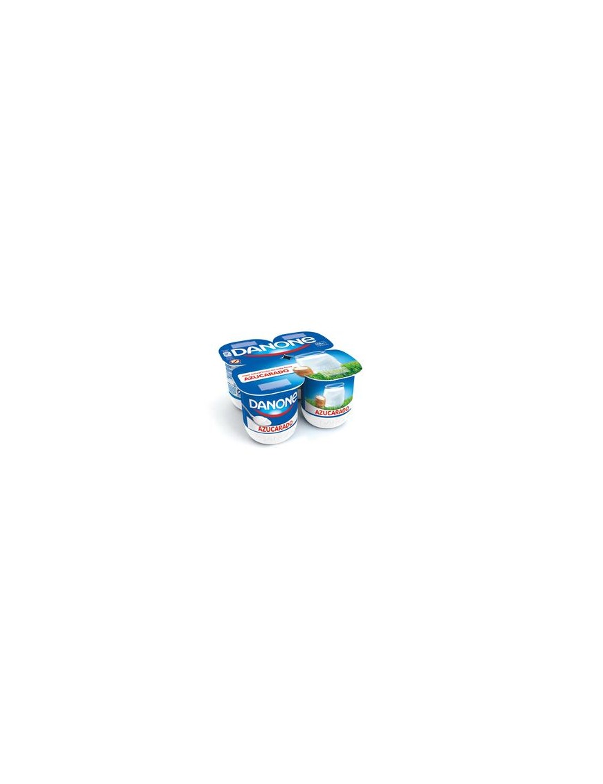 DANONE YOGUR NATURAL AZUCARADO PACK-4 UD