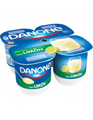 DANONE YOGUR SABOR LIMON PACK 4 UD