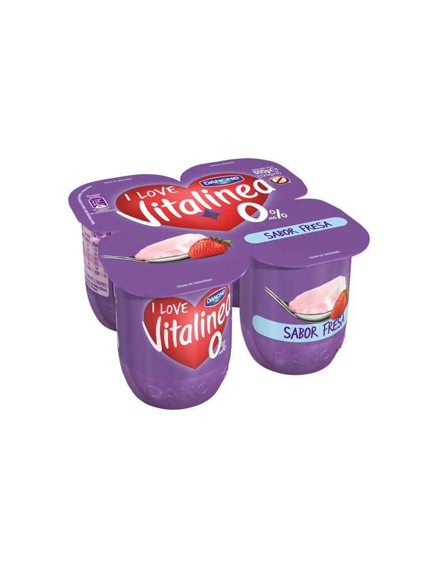 DANONE VITALINEA SABOR FRESA PACK-4 UD