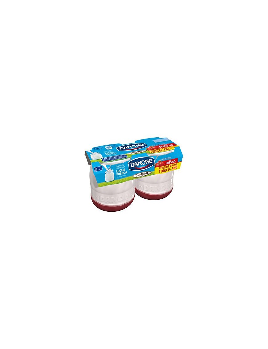 DANONE ORIGINAL CRISTAL CON FRESA PACK-2 UD