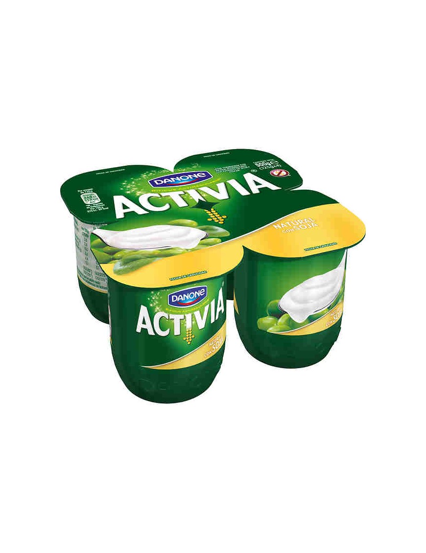 DANONE ACTIVIA SOJA NATURAL PACK-4 UD