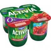 DANONE ACTIVIA 0% CON FRUTOS ROJOS (3+1) PACK-4UD