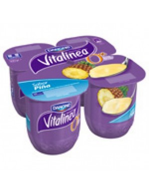 DANONE VITALINEA SABOR PIÑA PACK4 UD