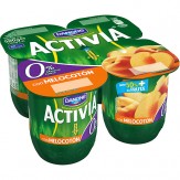 DANONE ACTIVIA 0% MELOCOTON DESNATADO(3+1)PACK-4UD