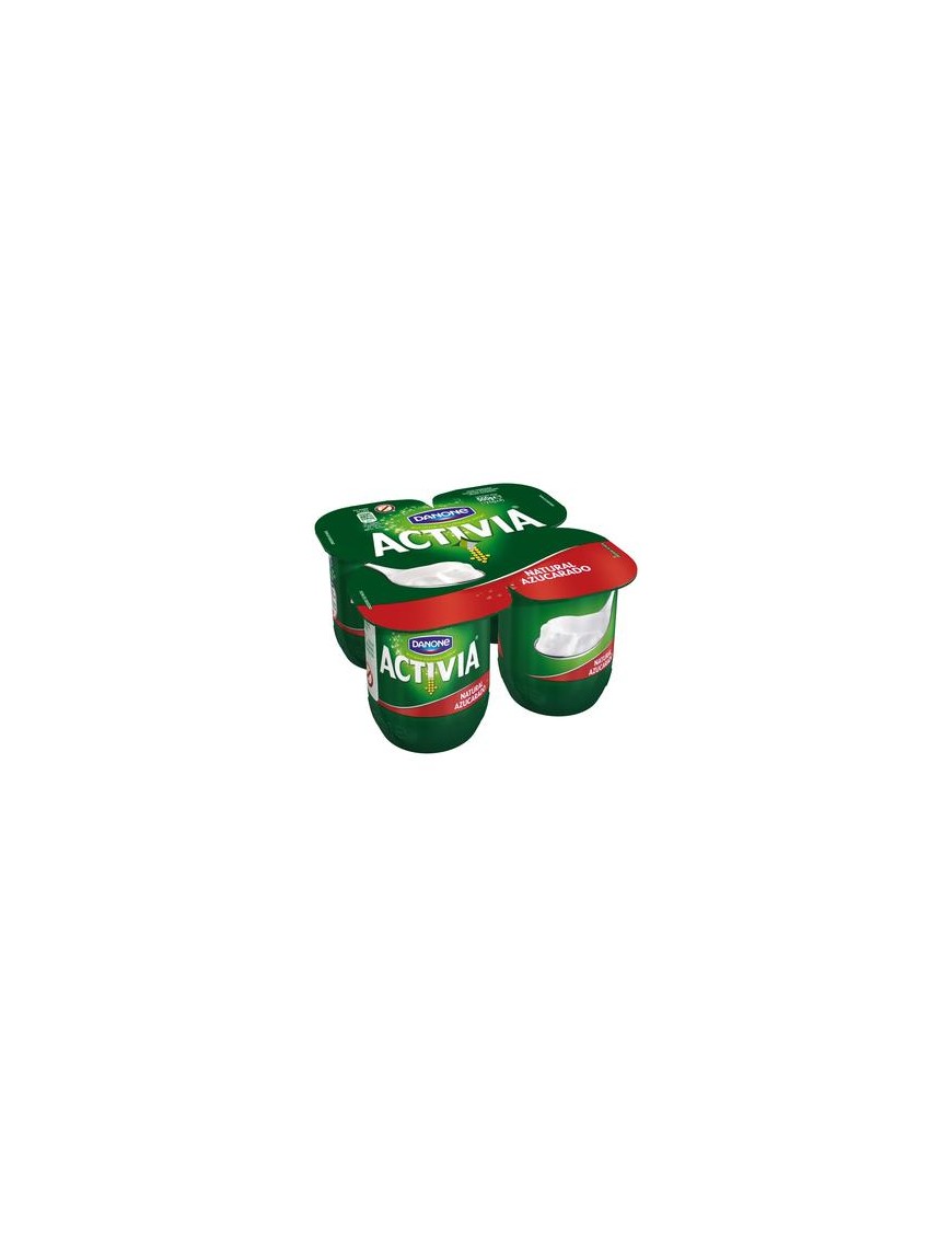 DANONE ACTIVIA NATURAL AZUCARADO PACK-4UD