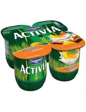 DANONE ACTIVIA CON MANGO PACK-4UD