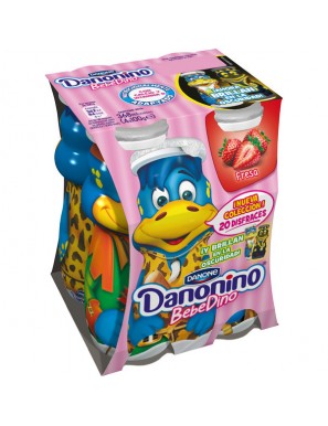 DANONE DANONINO FRESA BEBEDINO PACK-4 UD.X100.GR.