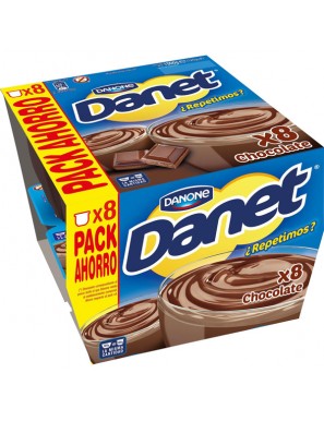 DANONE DANET NATILLAS CHOCOLAT PACK-8.UD 1.KG