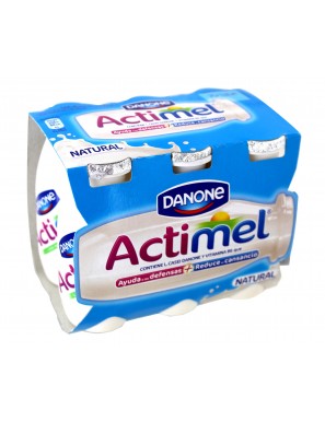 DANONE ACTIMEL NATURAL PACK-6 UD